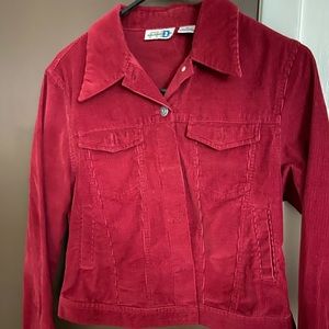 Vintage Red Corduroy Jacket